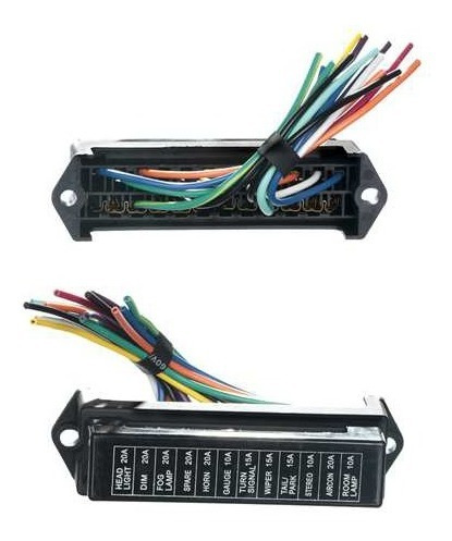 Imagen 1 de 1 de Porta Fusibles Automotriz Universal 12 Fusibles