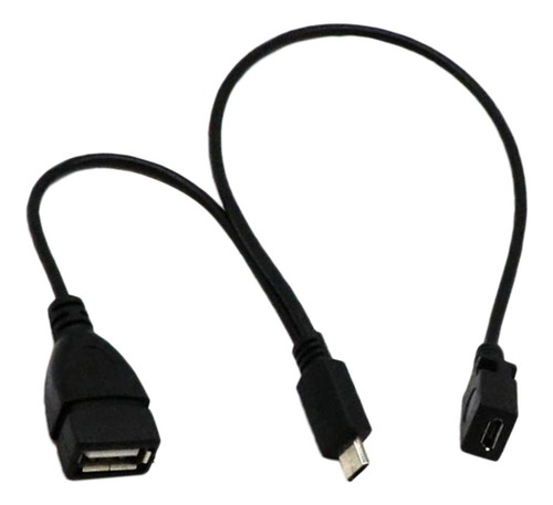 Conector Micro A Usb De Pvc Y Micro Usb De Macho A Hembra