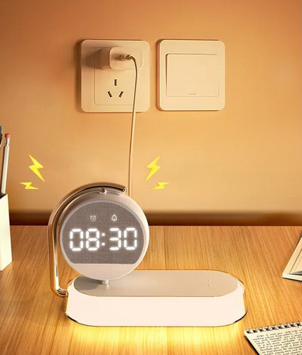Para Alarma De Luz Nocturna De Carga De Teléfono