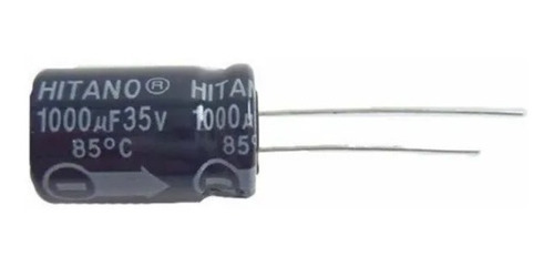 Capacitor Eletrolítico 1000uf 35v 85° - 19 Unidades