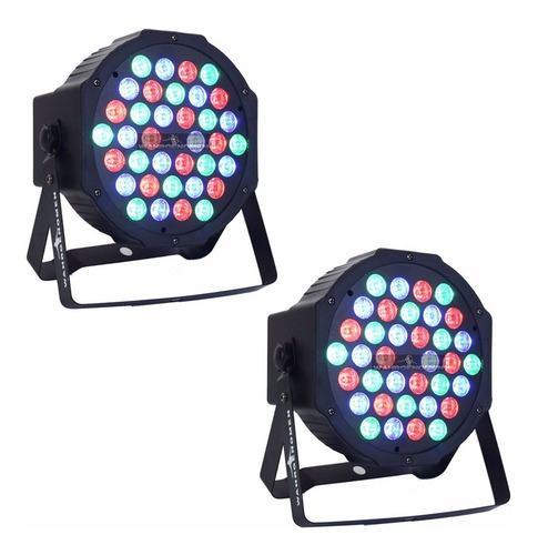 2pz Cañon De Leds 36x1 Audioritmico Dmx Automatico Luz