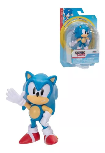 Sonic The Hedgehog Figura de acción de juguete coleccionable Sonic de 2.5  pulgadas, 3 años