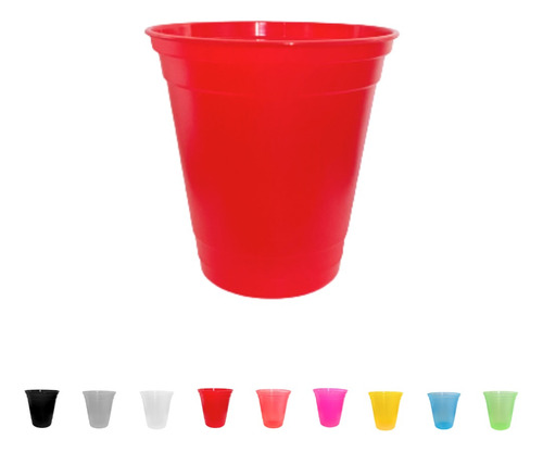 300 Vasos Fiesteros Premium Reutilizables Plástico Rígido