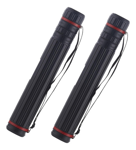 2x Telescópico - Hombro Tubo De Pintura Tubo De Dibujo Tubo