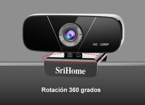 Cámara Web Full Hd1080p-plug And Play, Micrófono Incorporado