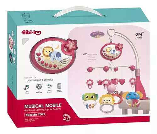 Cunero Movil Bebe Musical 2 En 1 Sonidos Babymovil Zaki