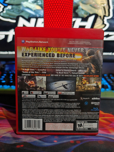 Call Of Duty World At War Ps3 (Reacondicionado)