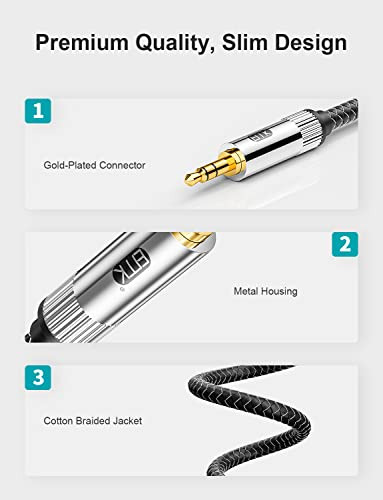 Divisor De Audífonos Emk, Cable Divisor Auxiliar De 3,5 Mm