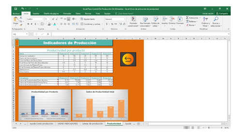 Excel Para Control De Produccion De Alimento