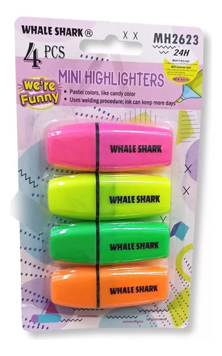 Paradise Store Mini Hightlighters Marcatexto 4pz