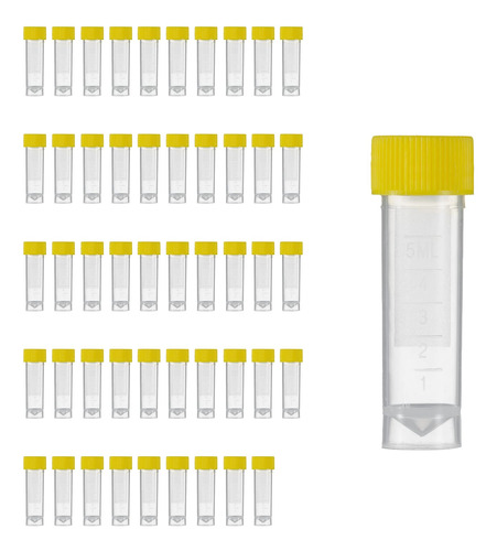 Usamily Tubos De Plastico Crio De 0.2 fl Oz, Tubo De Ensayo 