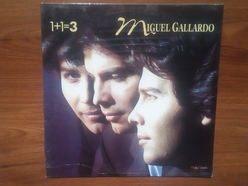 Miguel Gallardo. 1+1=3. Disco Lp Polygram 1990