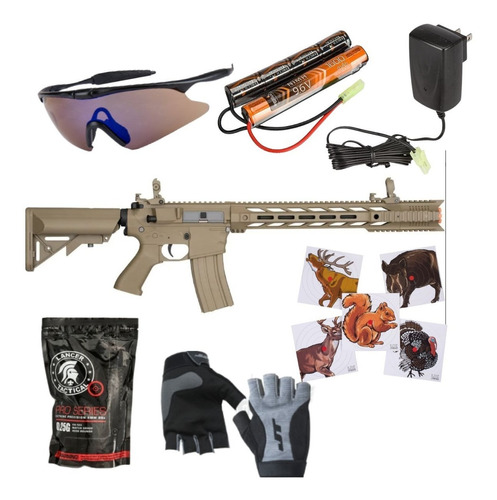 Rifle Airsoft M16 Gen2 Interceptor Lancer Tactical 6mm Xchws