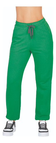 Jogger Deportivo Dama Tiro Medio Verde 970-47