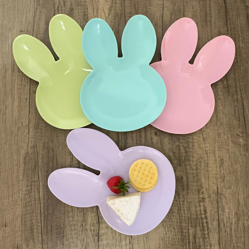 Upware De 4 Piezas De 10 Pulgadas Melamine Siring Plate Cinn