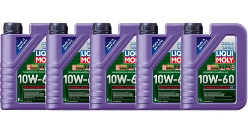 Liqui Moly 10w60 Synthoil Race Tech Gt1 5l