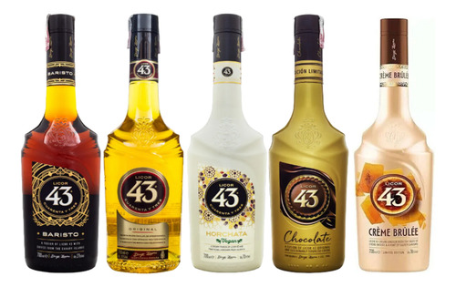 Kit Licor 43 Com 5 Sabores