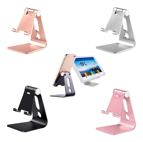 Soporte Aluminio Portátil Para Celular Tablet iPad iPhone