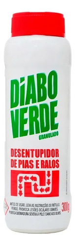 Soda Diabo Verde Granulado Desentupir Pia E Bacia 300g