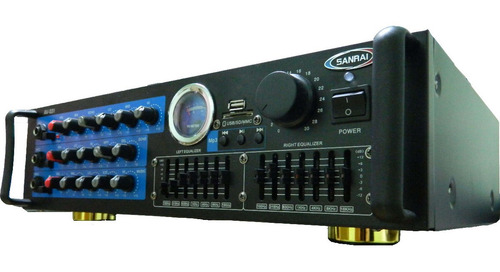 Combo Consola Potenciada Usb/bt + Bafles 12 + Micorofono