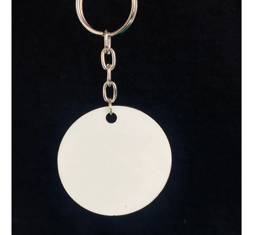 100 Llaveros De Mdf Para Sublimar Doble Cara 5cm Circulo