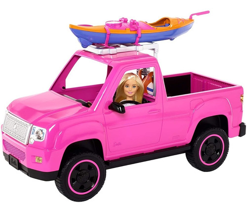 Barbie Muñeca Camioneta Pick Up & Kajak Original  Mattel