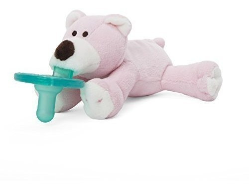 Wubbanub Pink Bear Infant Chupete