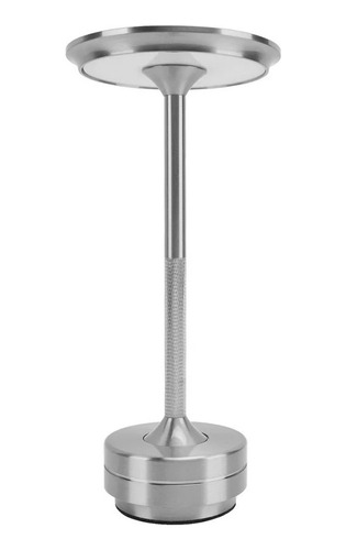 Lámpara De Mesa 100% Metal Led Recargable Táctil