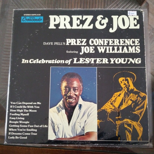 Lester Young Joe Williams Prey & Joe Lp De Época Leer Descri