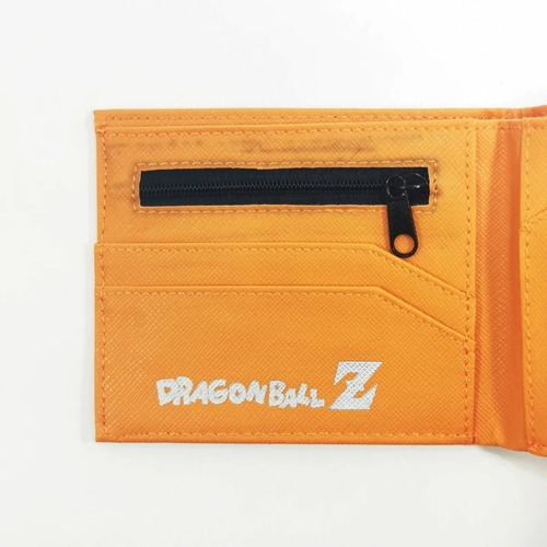 Imagen 2 de 4 de Billetera Dragon Ball Goku Negro Cartera Pvc Cartera Anime