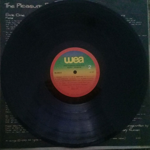 Imagem 3 de 5 de Lp Vinil Gary Numan The Pleasure Principle Ed. Brasil 1979