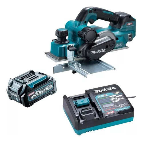 Plaina 40v Xgt Aws Brushless Kp001 1bateria 2,5ah Makita