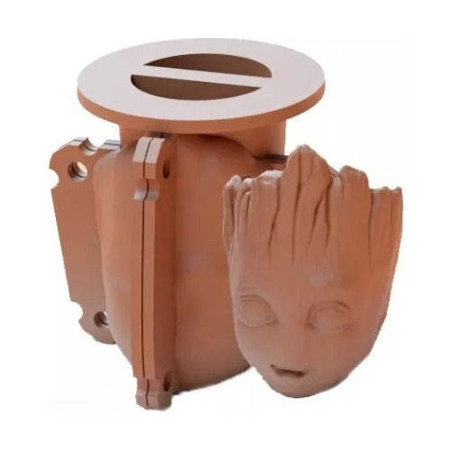 Moldes Para Maceta De Cemento-yeso Groot 10cm