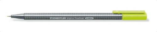 Microfibra Staedtler Triplus Fineliner 334 Color 53 Verde Manzana Suave