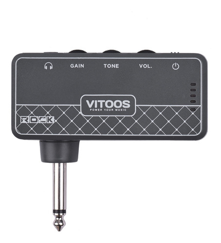 Vitoos Rock - Amplificador Para Auriculares (1/4 , Enchufe D