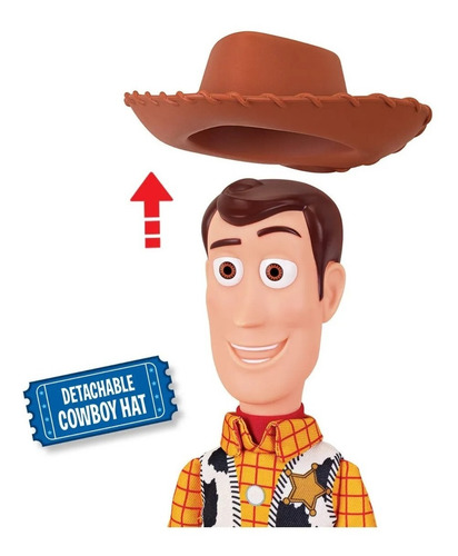 Muñeco Toy Story 4 Woody Interactivo 15 Frases 35cm Original