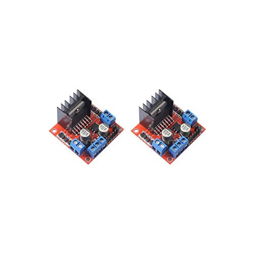 Módulo De Placa Controladora De Motor L298n, Paquete De 2 Un