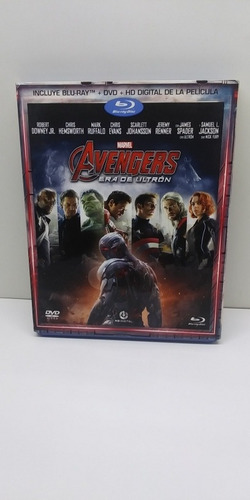 Bluray + Dvd Avengers, Era De Ultron. Robert Downey Jr. Mark