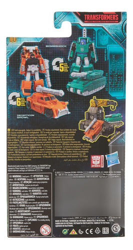 Transformers Toys Generations Wfc-e4 Military Patrol Paquete