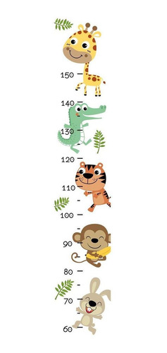 Imagem 2 de 2 de Régua Adesiva Infantil Animais Da Floresta N09211 20x115cm