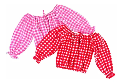 Modelo de blusa hot sale para festa junina