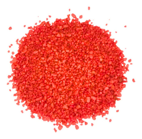 Cascalho De Areia Vermelha Grossa P/ Aquário 20kg  Substrato