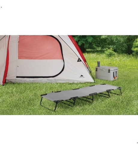 Catre Plegable Ozark Trail 300lb Camping Camastro Outdoor Color Gris