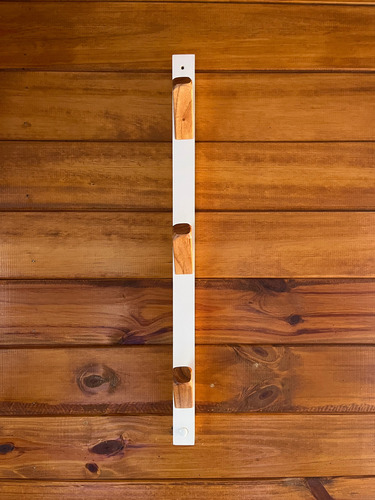 Perchero De Pared De Madera Paraíso Vertical Marrón Claro