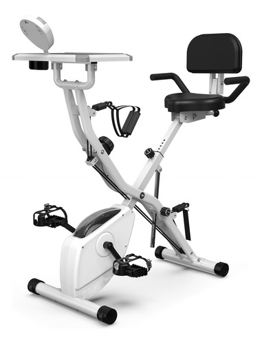 Bicicleta Estática Plegable 5 En 1 Para Ejercicio En Casa White 819