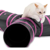 Comprar Tunel Gatos 4 Entradas Plegable Huron Conejos Pethome Y