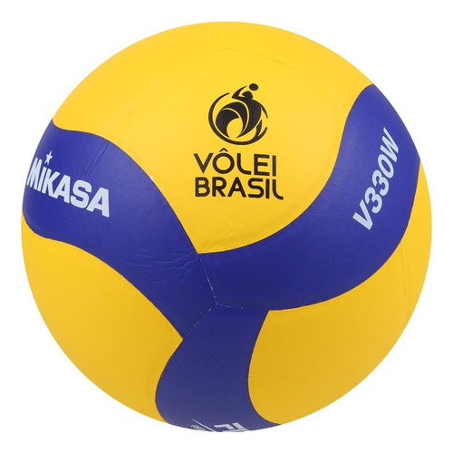 Bola De Voleibol V330w Amarelo E Azul - Mikasa