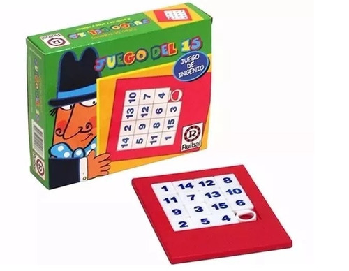 Imagen 2 de 4 de Juego De Mesa Juego Del 15 Ruibal