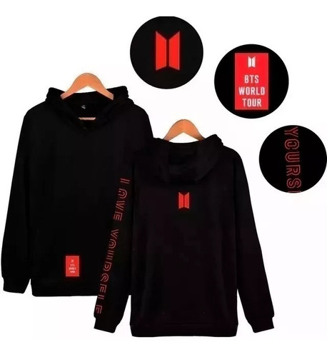 Moletom Bts Love Yourself Bts World Tour Kpop Oferta Top!!! | Mercado Livre