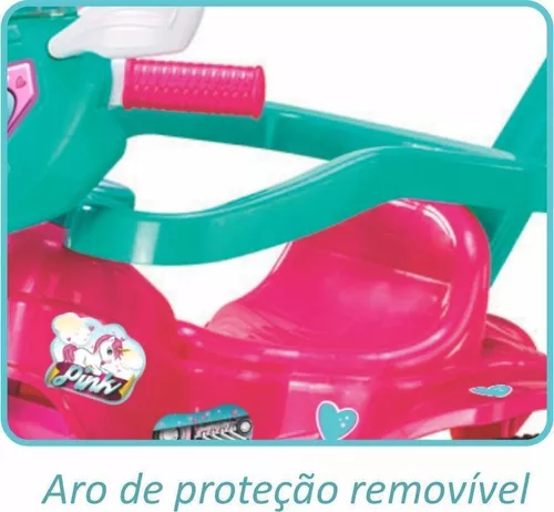 Triciclo Velotrol Motoca Infantil Menina Menino Empurrador